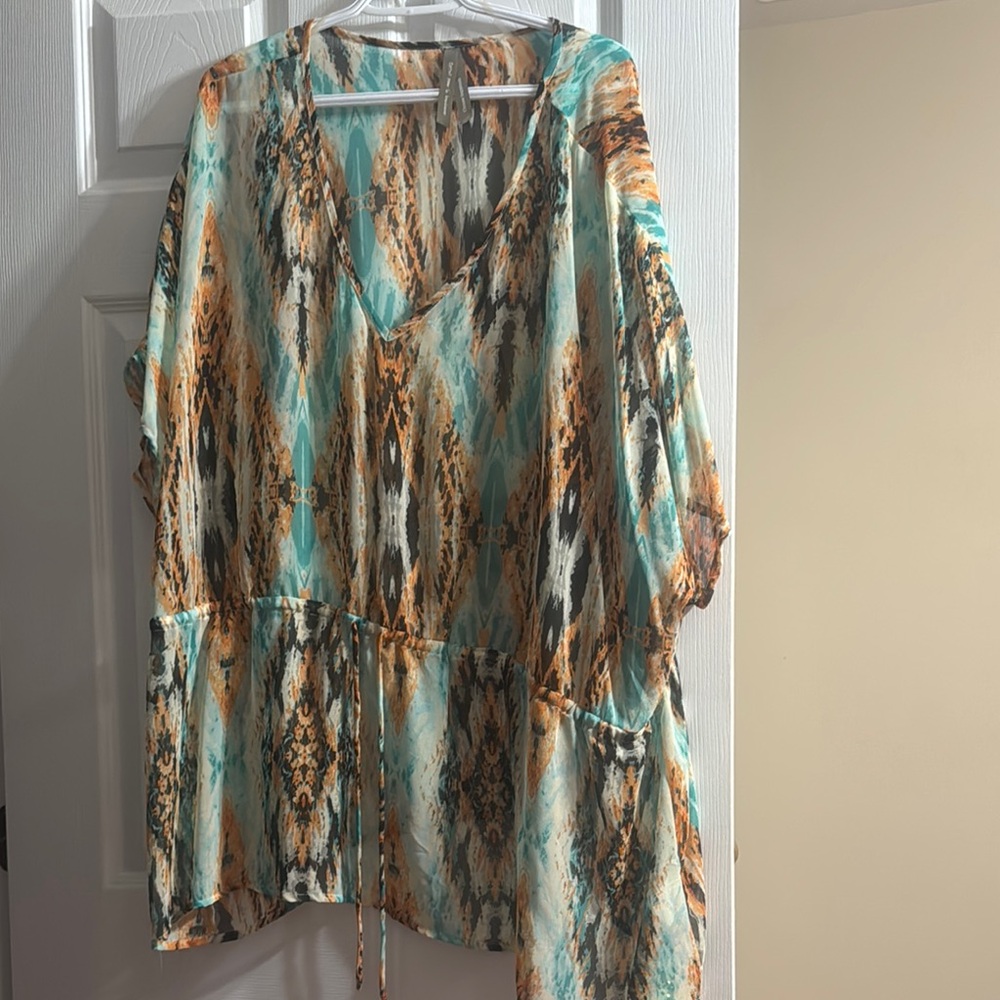 Multicolor Bohemian Tunic Top